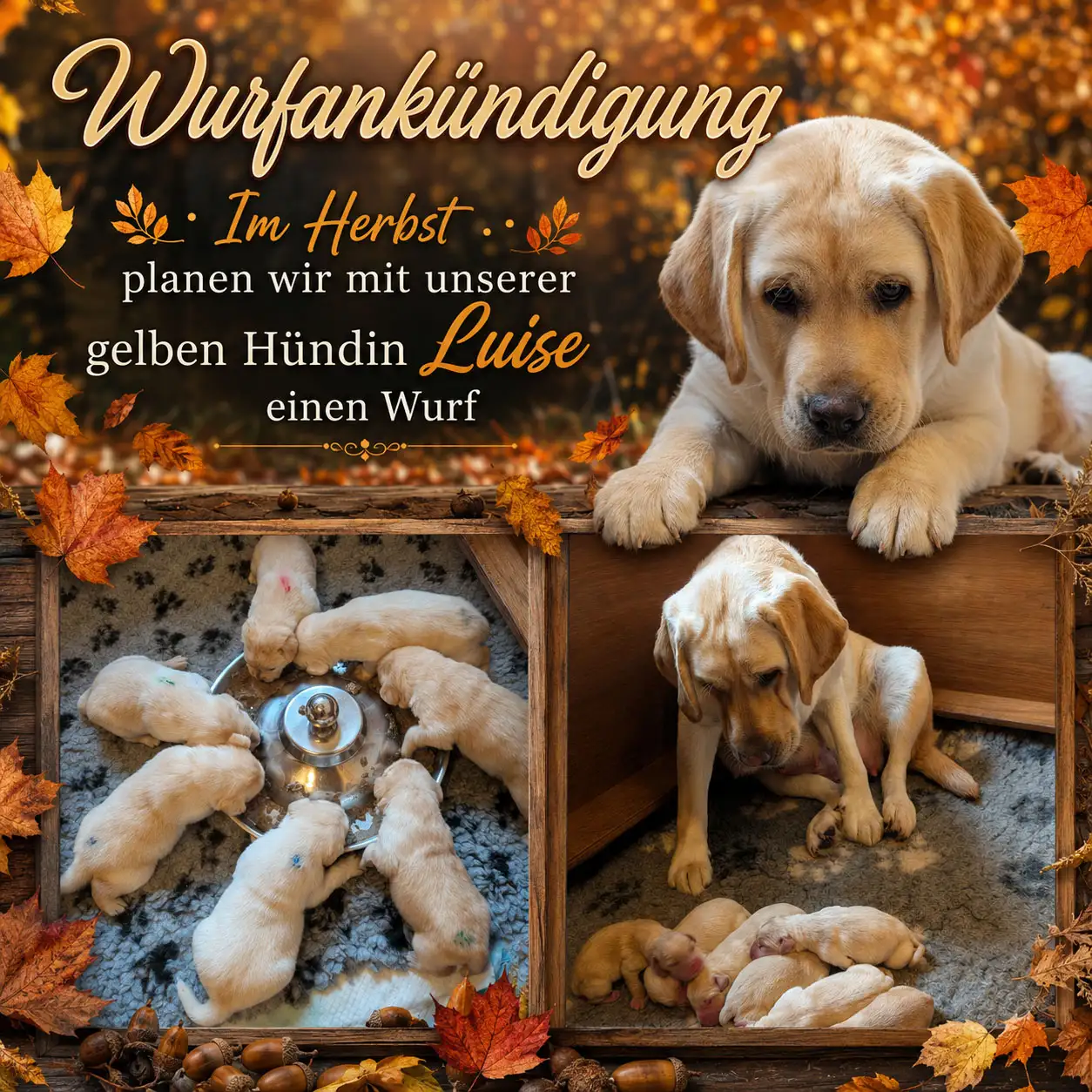 Wurfplanung im Herbst